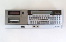 Sharp PC-1500A Pocket Computer mit Printer #SB