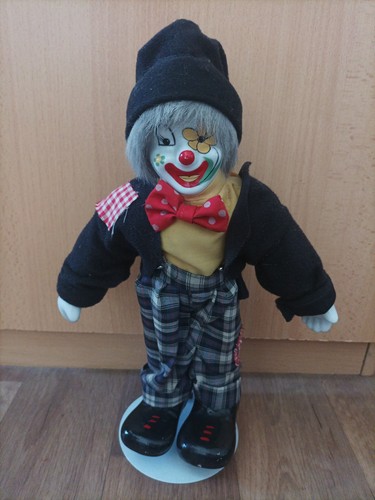 Clown puppe keramik - puppe,,