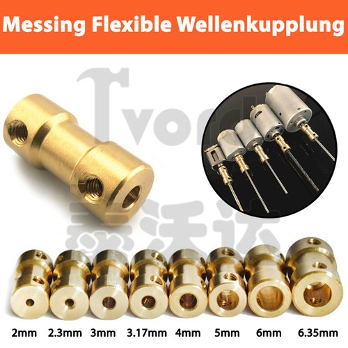 Messing starr wellenkupplung - starr,