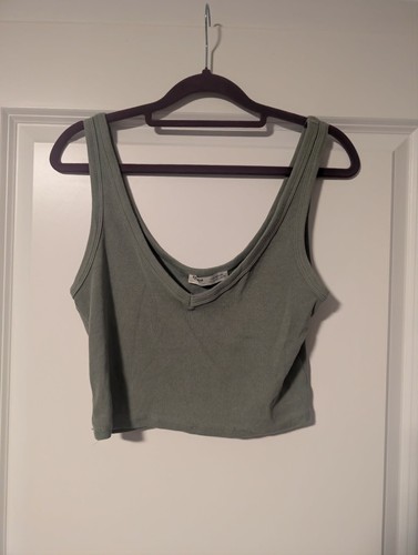 Pull bear crop - crop, grün