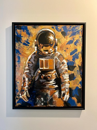 Original gemälde astronaut - original,