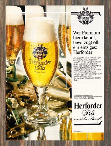 Herforder pils reklame - pils,