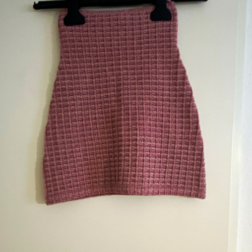 Zara damen strickrock rosa - strickrock, s