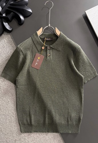 Exklusives strickpolo olive - exklusives,