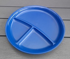 Tupperware Menüteller Mikrowelle Microplus blau rund Tupper TOP !!!!