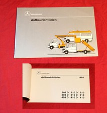 Aufbaurichtlinien Mercedes Transporter T1 208 D bis 410 D , 210 - 410