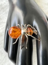 Anhänger Silber 925 Bernstein