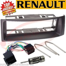 Radioblende SET Für  RENAULT Megane, Megane Scenic COUPE CABRIO SCHWARZ NEU
