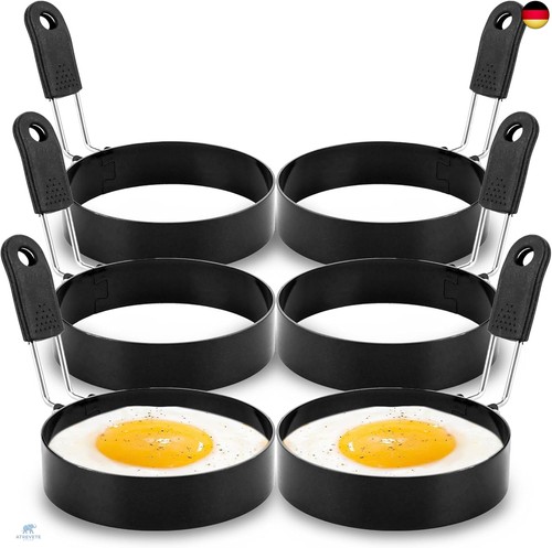 Spiegeleiform schwarz - 6,