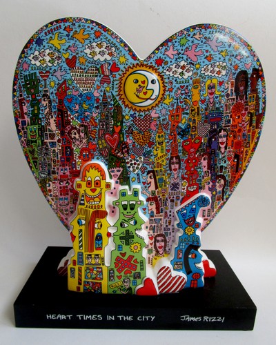 James rizzi heart times - james, in
