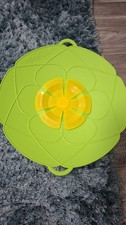 ♥️♥️KOCHBLUME Überkochschutz für Töpfe/Pfannen D ca. 30 cm Gelb Grün ♥️♥️