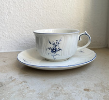 Villeroy & Boch Alt Luxemburg Teetasse mit Untertasse Tasse Höhe 6 cm MEHR TOP!