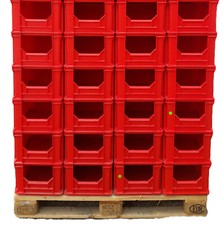 Schäfer Lagerbox EF 4220 F1 Eurobox 300x400x220 mm Kunststoffkiste Eurokiste rot