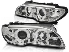 CCFL Xenon Scheinwerfer Set für BMW 3er E46 Coupe/Cabrio BJ 04/03-06 Klar/Chrom