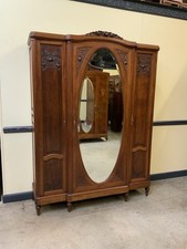 Antik - Nußbaum Kleiderschrank, Wäscheschrank - Jugendstil - Lieferung möglich!