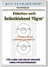 100 CD DVD Etiketten Label