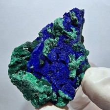 Seltene Azurit XX, Malachit