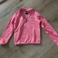 Jack Wolfskin Fleece Pullover – Kindergröße 128 – Polartec – Rosa