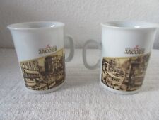 2 x Neu Jacobs Kaffeebecher Potsdamer Platz um 1930  ca H 9,5 cm Ø 7 cm  KÖNITZ