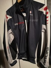 Nalini Spirit 70 er TEAM Winter BIKE /Fahrrad JACKE WARM DEFEKT GEBRAUCHT 