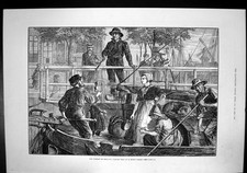 Alter antiker Druck Tourist