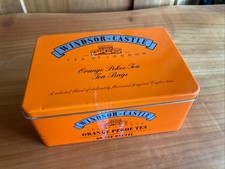 WINDSOR-CASTLE alte Blechdose für 80 Teebeutel orange Pekoe Tea Tee London
