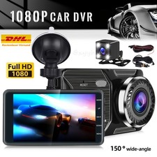 4" 1080P Car DVR Video Dashcam FHD Auto Kamera KFZ Nachtsicht Recorder G-sensor~