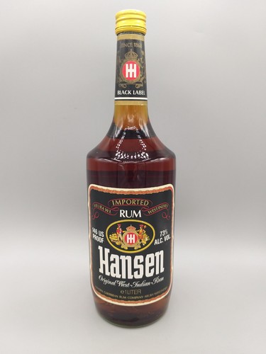 Hansen black label rum - black,