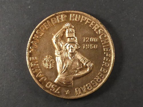 Medaille ddr mansfeld kombinat - mansfeld,