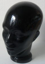 GLASKOPF schwarz  Höhe ca. 27