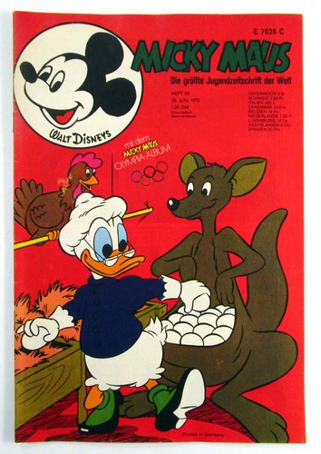Micky maus 1972 heft vom - 1972,
