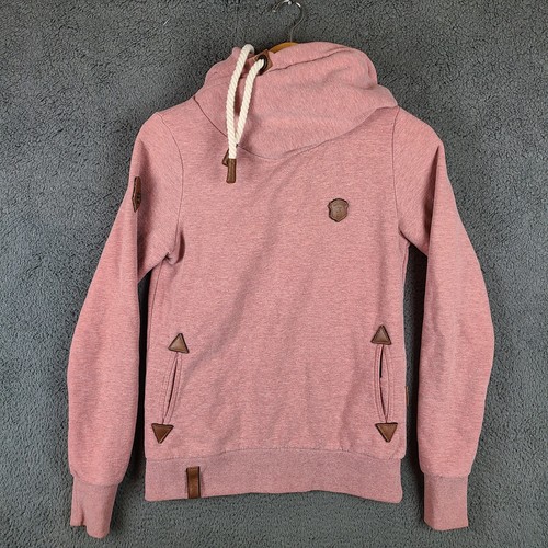 Naketano fleece hoodie pink - naketano,