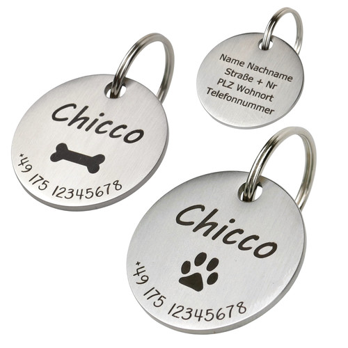 Hundemarke mit gravur - hundemarke,
