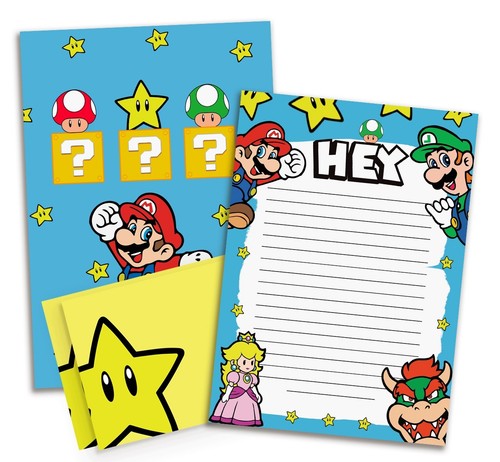 Briefpapier set super mario - super,