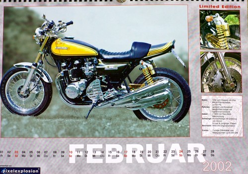Stk kawasaki kalender z1 - stk.!!,