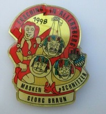 Faschingsorden Karnevalsorden ALLERSBERG Emaille 1998  Masken Schnitzer