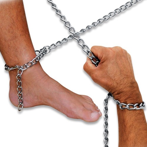 Bdsm metall ketten bondage set - metall,