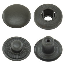 Druckknöpfe S-Feder, nähfrei, Stahl Knöpfe Metallknöpfe Snaps für Stoff Kleidung