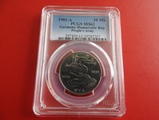 * DDR 10 Mark 1981 PCGS MS63 *