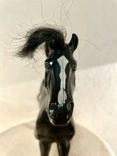 Barbie Pferd ♥️ Vintage ♥️ Gelenkpferd, Rappe mit Sattel, Westernsattel