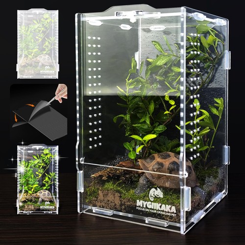 Acrylic reptile terrarium - acrylic,