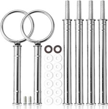 Etagere Stangen Set Silber – 2 bis 3 Ebenen Tortenständer für Hochzeitstorte