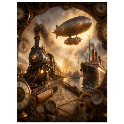 Episches steampunk poster - episches,