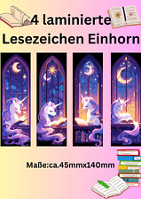 Lesezeichen 4er Set EINHORN