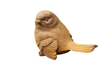 Gartenfigur Vogel links