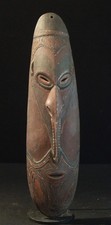 Ahnen Maske mit schöner Ornamentik, Neuguinea 