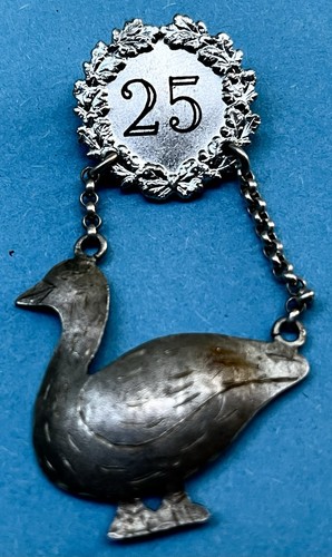 Silber ente gans hochzeit - ente,