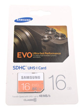 Samsung 16gb sdhc card evo - 16gb,