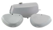 SET: Tank + Seitendeckel grundiert, mit Wirbel, pass. für Simson* S50, S51, S70 
