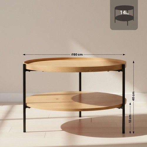Couchtisch corbitan aus holz - couchtisch,